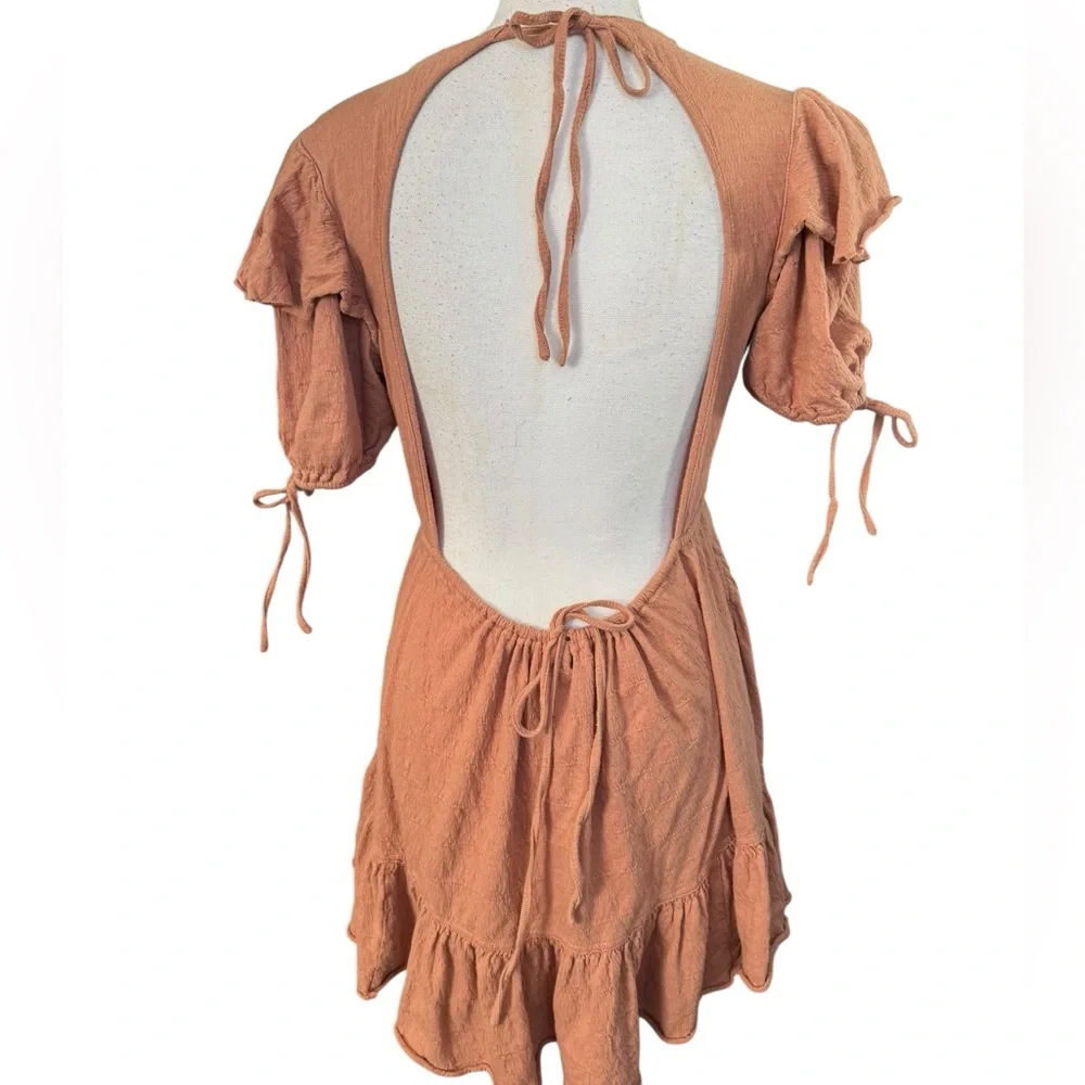 Free People Beach Iris open back Mini Dress size XS - Picture 7 of 13